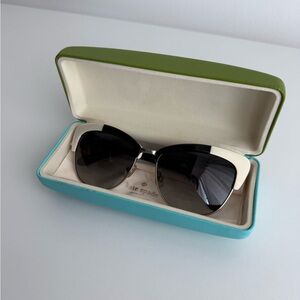 Kate Spade Black Aviator Sunglasses